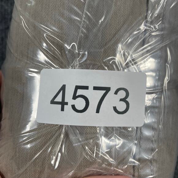 Levis Vintage Fit Button Up Work Shirt Men's XXL Beige Canvas Workwear Outdoor - Picture 13 of 13